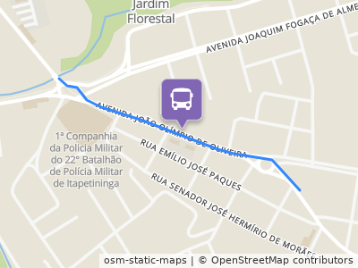Mapa da parada