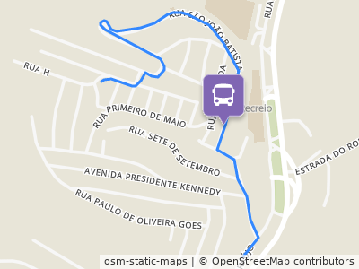 Mapa da parada