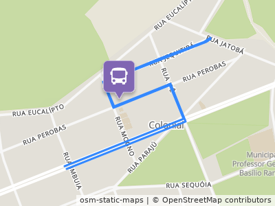Mapa da parada