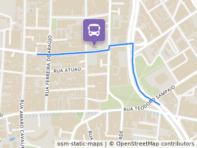 Mapa da parada