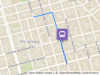 Mapa da parada