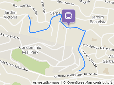 Mapa da parada