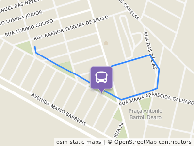 Mapa da parada
