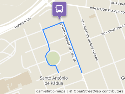 Mapa da parada