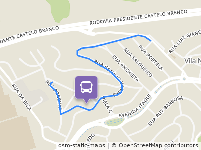Mapa da parada
