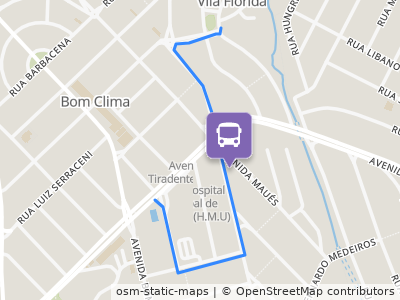 Mapa da parada