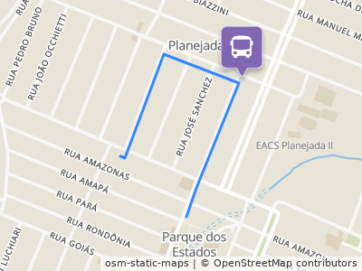 Mapa da parada