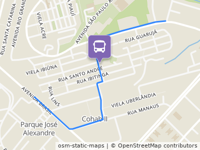 Mapa da parada