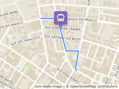 Mapa da parada