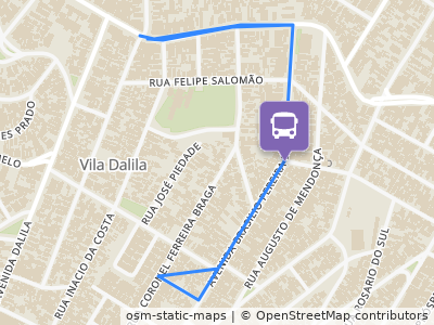 Mapa da parada