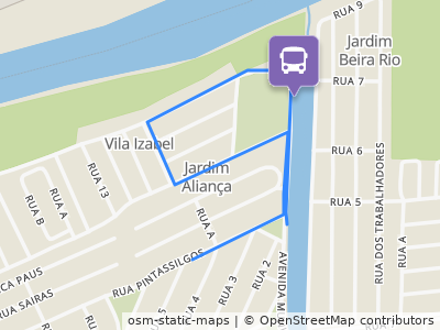 Mapa da parada