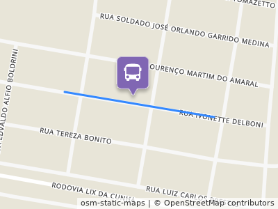 Mapa da parada