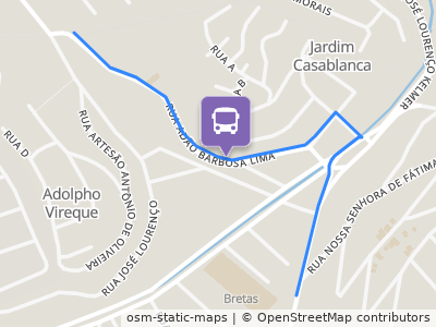 Mapa da parada