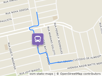 Mapa da parada