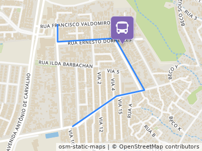 Mapa da parada