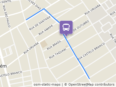 Mapa da parada