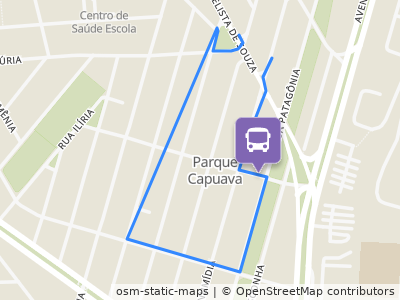 Mapa da parada