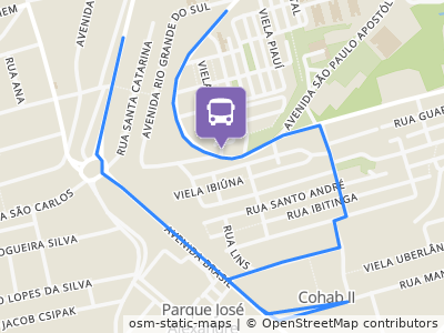 Mapa da parada
