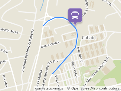 Mapa da parada