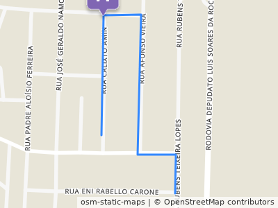 Mapa da parada