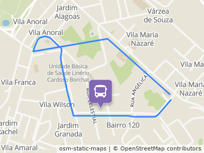 Mapa da parada