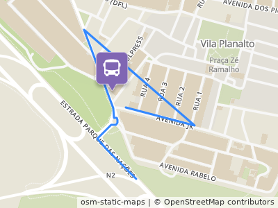 Mapa da parada