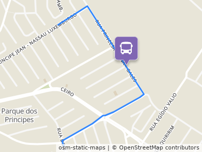 Mapa da parada