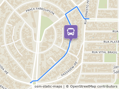 Mapa da parada