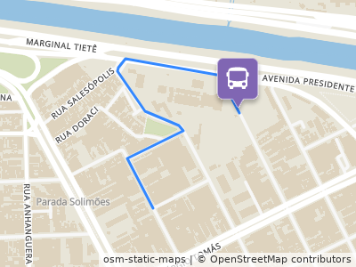Mapa da parada