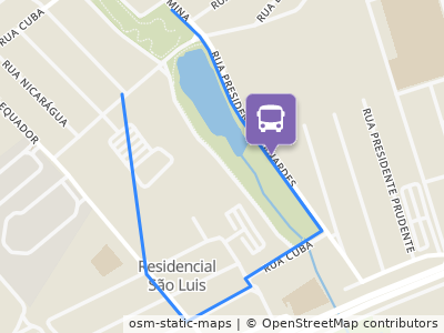 Mapa da parada