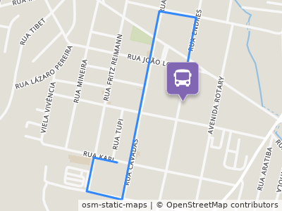 Mapa da parada