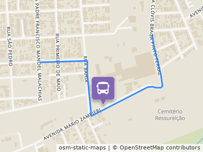 Mapa da parada
