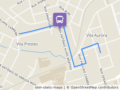 Mapa da parada