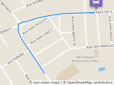 Mapa da parada