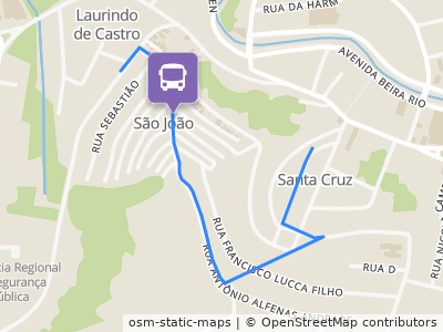 Mapa da parada