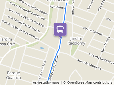 Mapa da parada