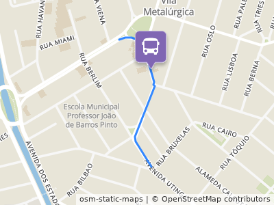 Mapa da parada