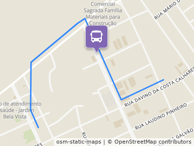 Mapa da parada
