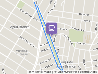 Mapa da parada