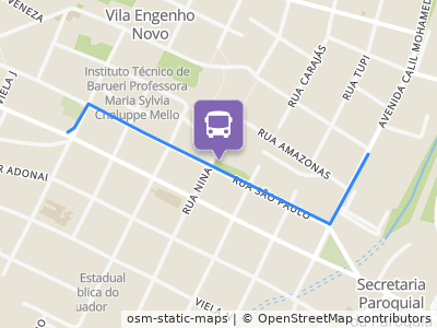 Mapa da parada