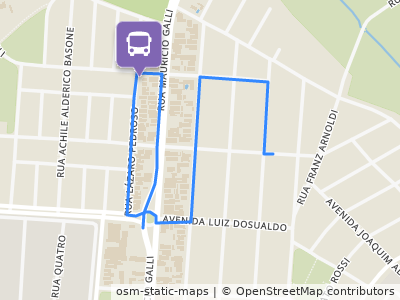 Mapa da parada