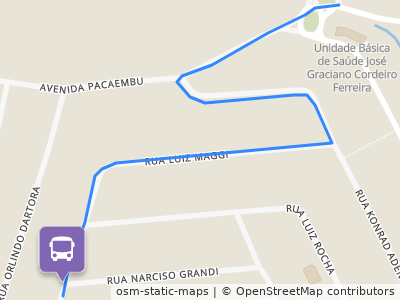 Mapa da parada