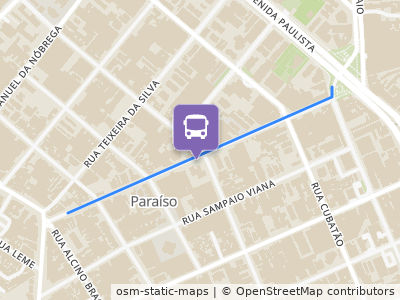 Mapa da parada