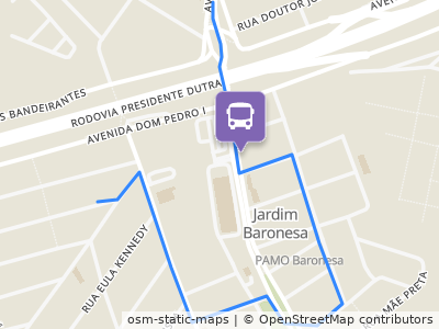 Mapa da parada