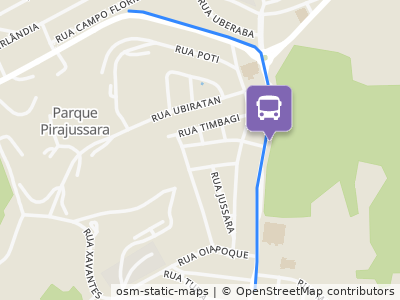 Mapa da parada