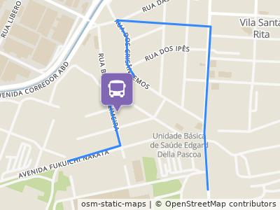 Mapa da parada