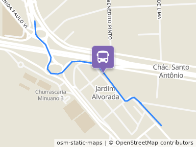 Mapa da parada