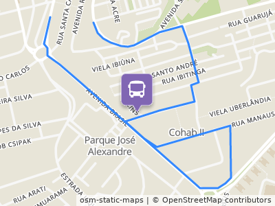 Mapa da parada