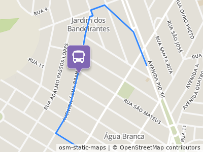 Mapa da parada