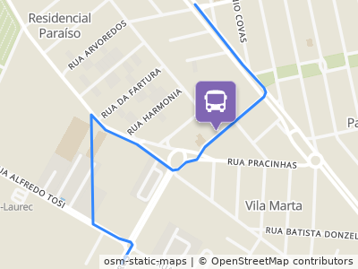 Mapa da parada